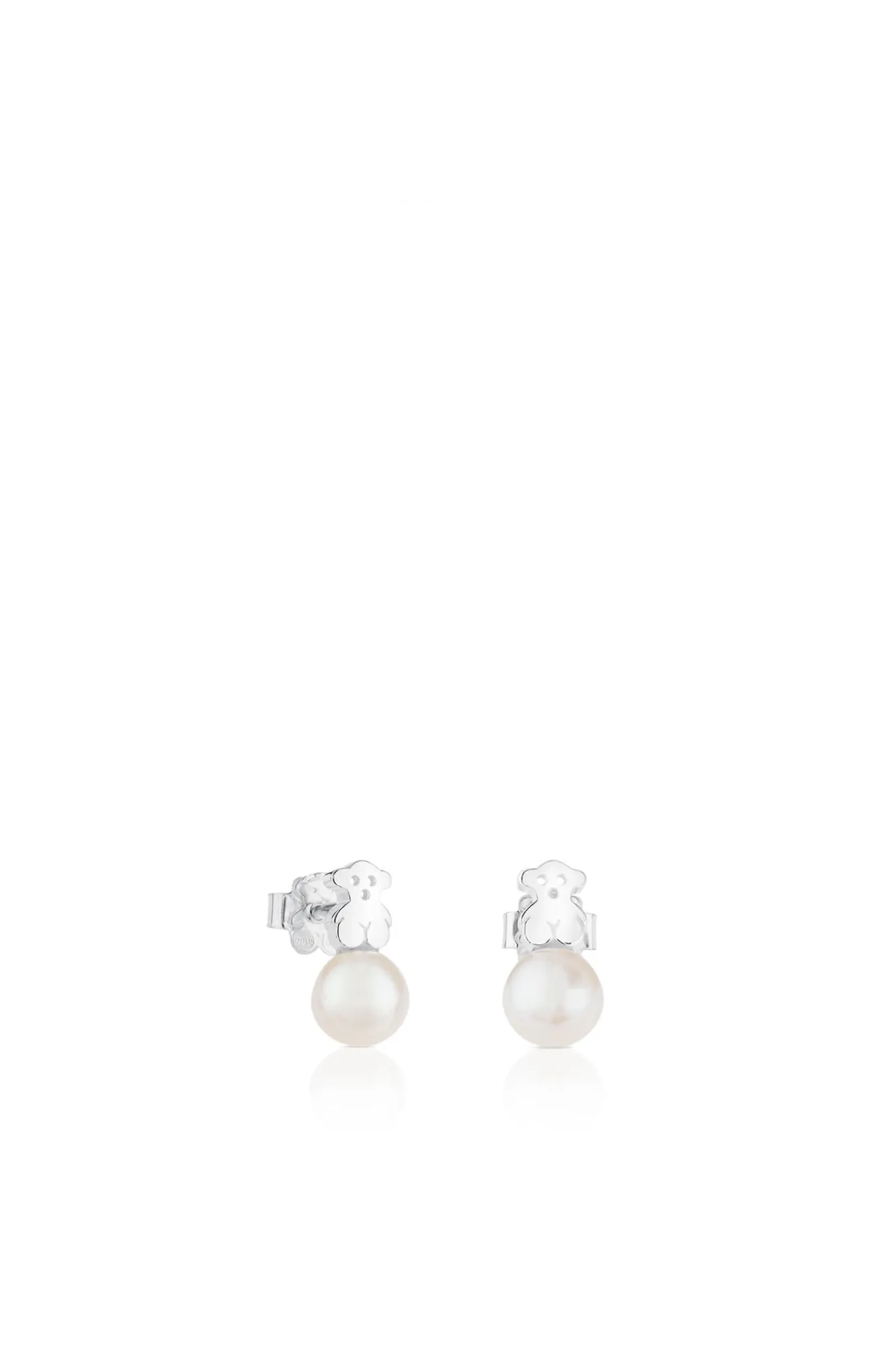 Pendientes De Plata Y Perlas Cultivadas Puppies^Tous Best Sale