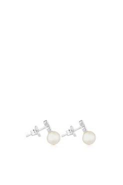 Pendientes De Plata Y Perlas Cultivadas Puppies^Tous Best Sale