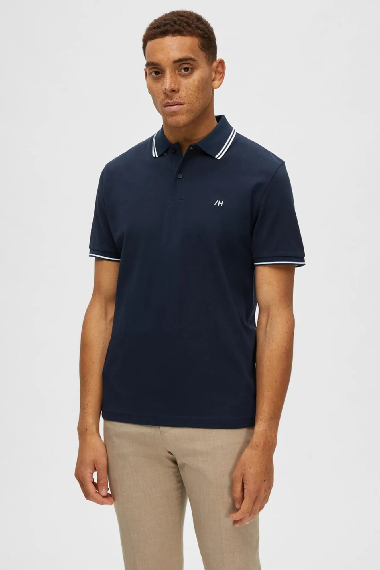 Polo 100% Algodon Organico Con Logo Bordado^Selected Flash Sale