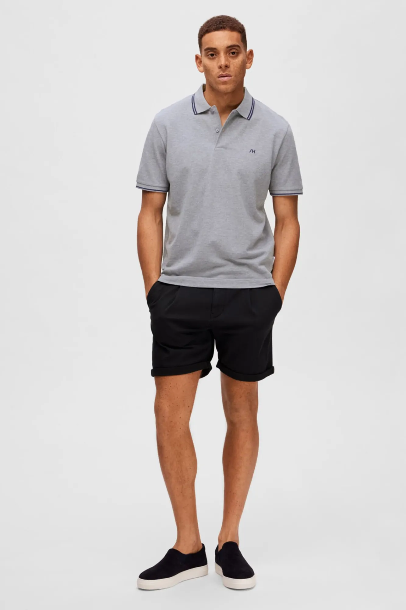 Polo 100% Algodon Organico Con Logo Bordado^Selected Flash Sale