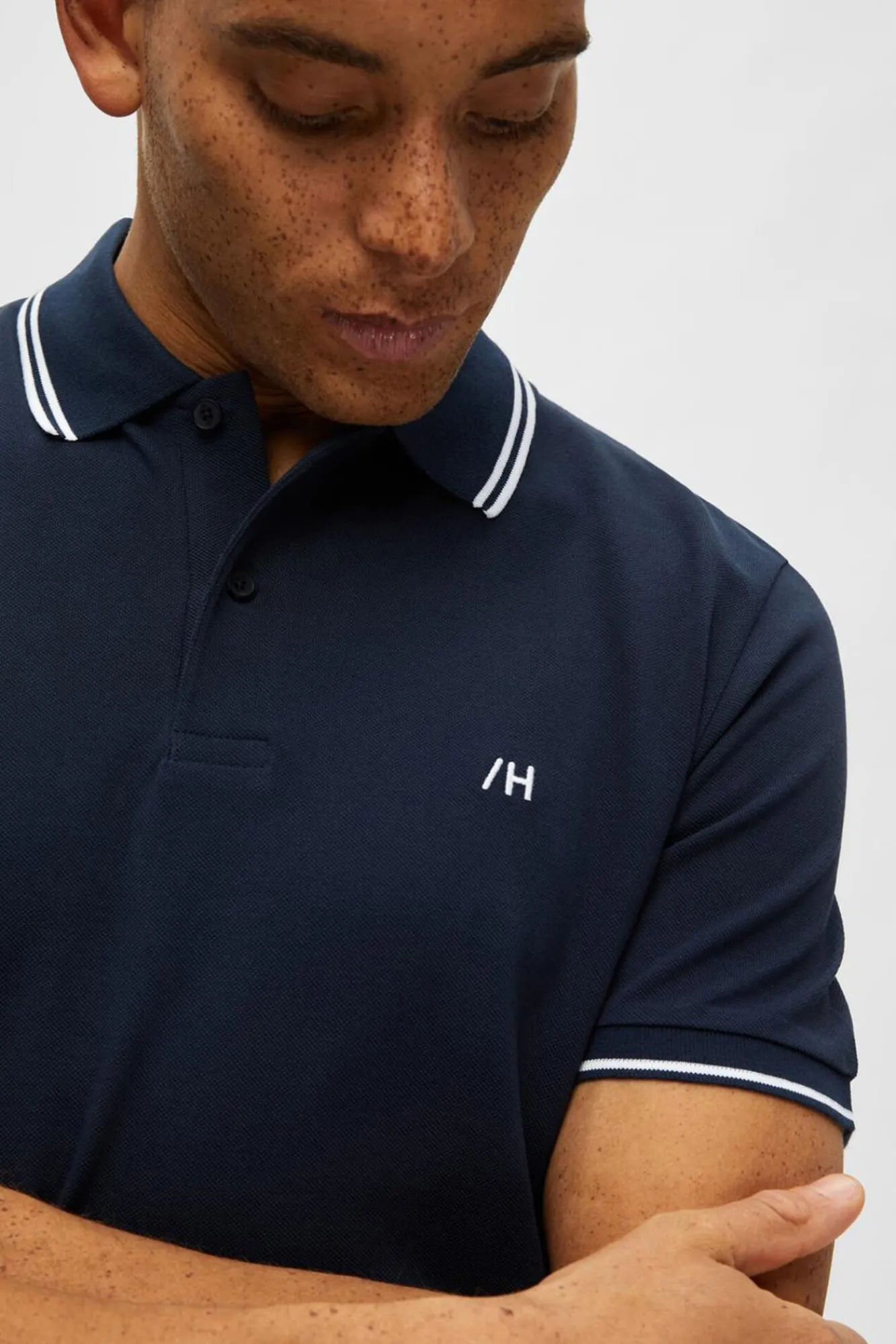 Polo 100% Algodon Organico Con Logo Bordado^Selected Flash Sale