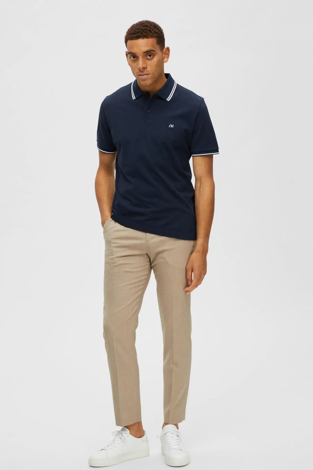 Polo 100% Algodon Organico Con Logo Bordado^Selected Flash Sale