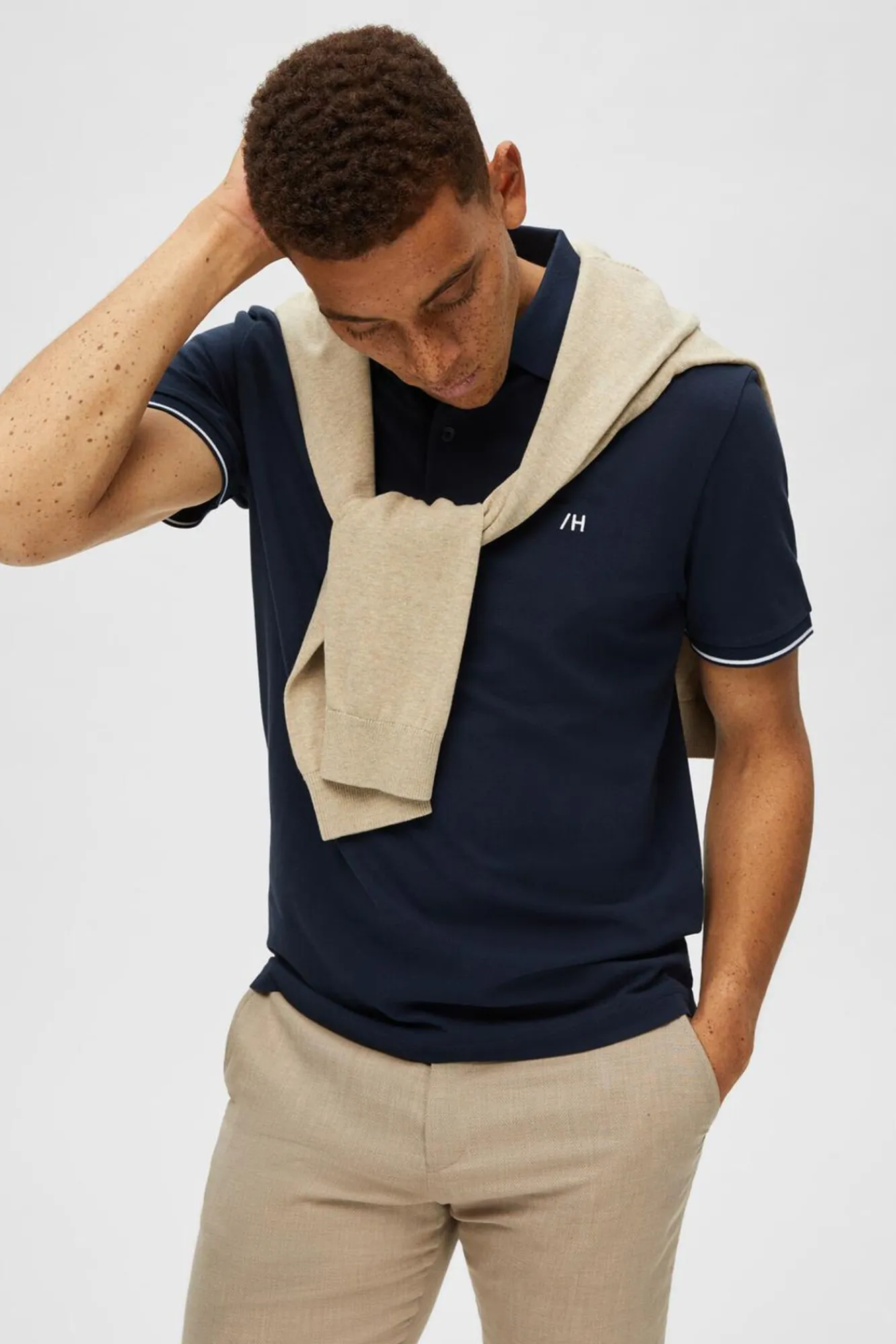 Polo 100% Algodon Organico Con Logo Bordado^Selected Flash Sale