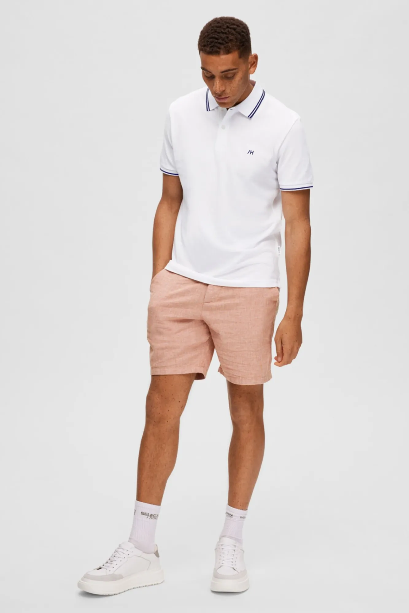 Polo 100% Algodon Organico Con Logo Bordado^Selected Discount
