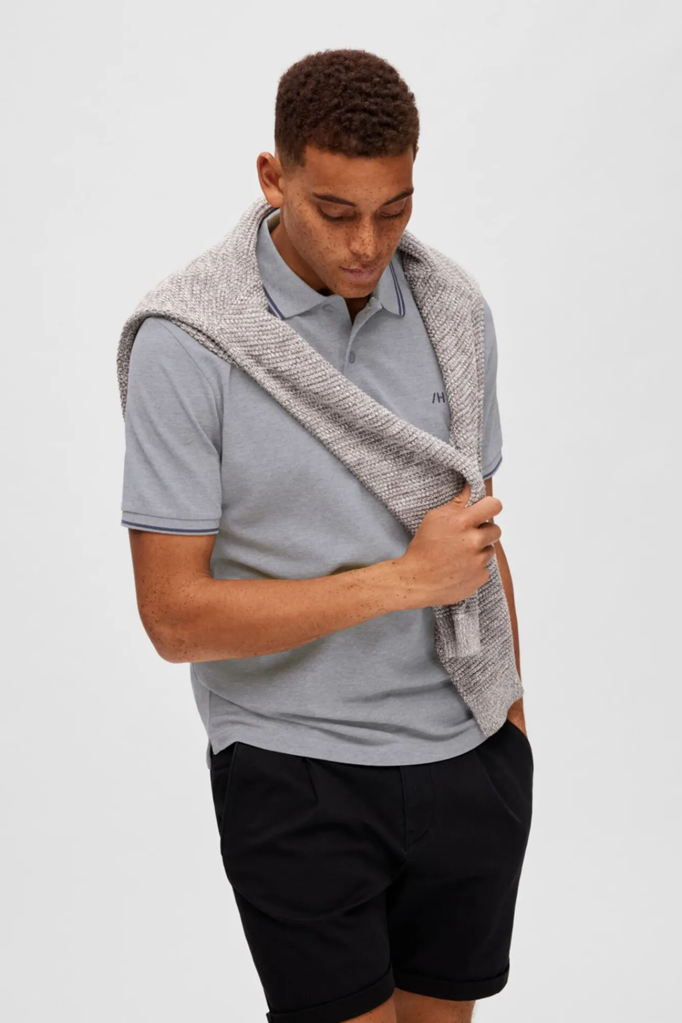 Polo 100% Algodon Organico Con Logo Bordado^Selected Flash Sale