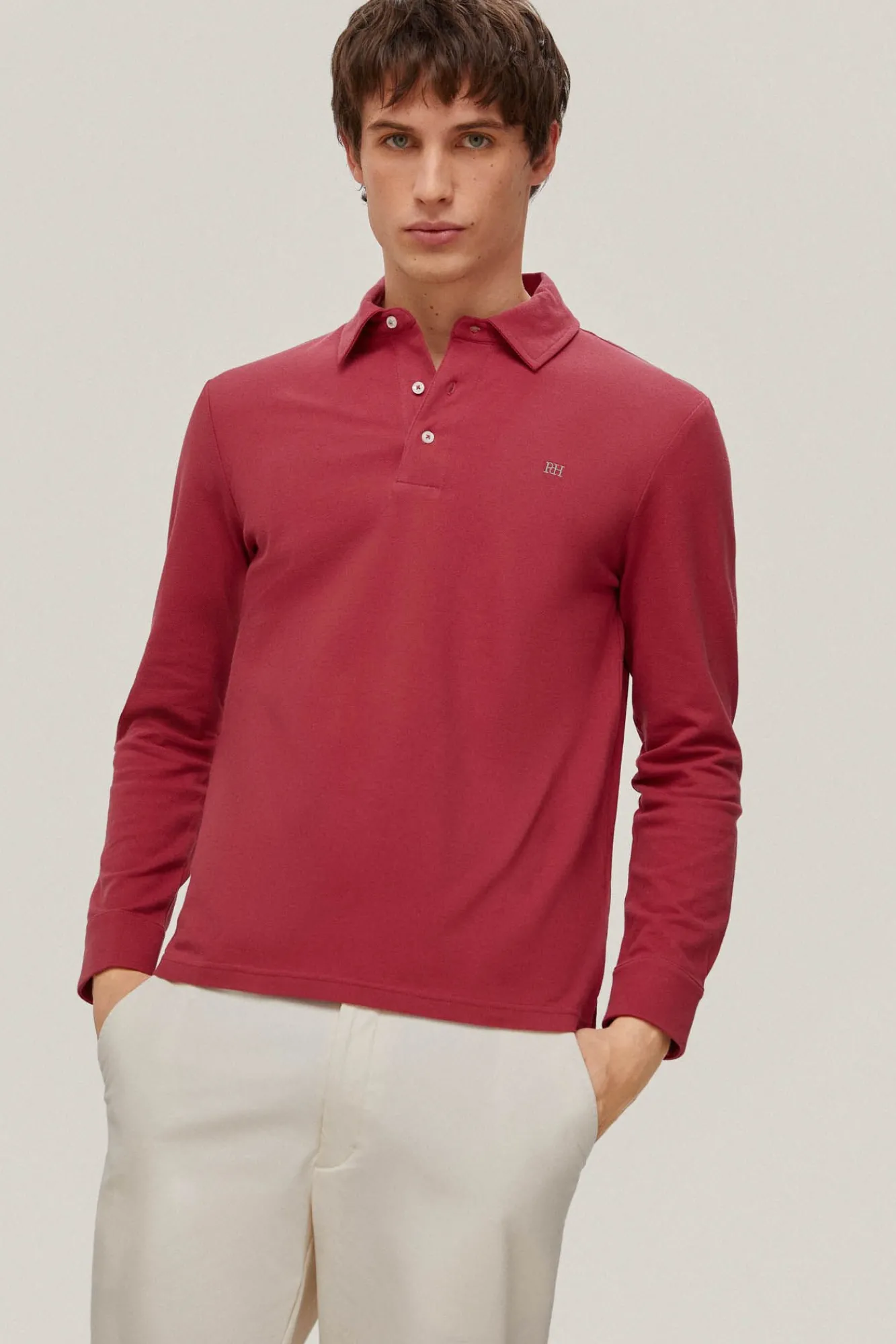 Polo Basico Manga Larga^Pedro del Hierro New