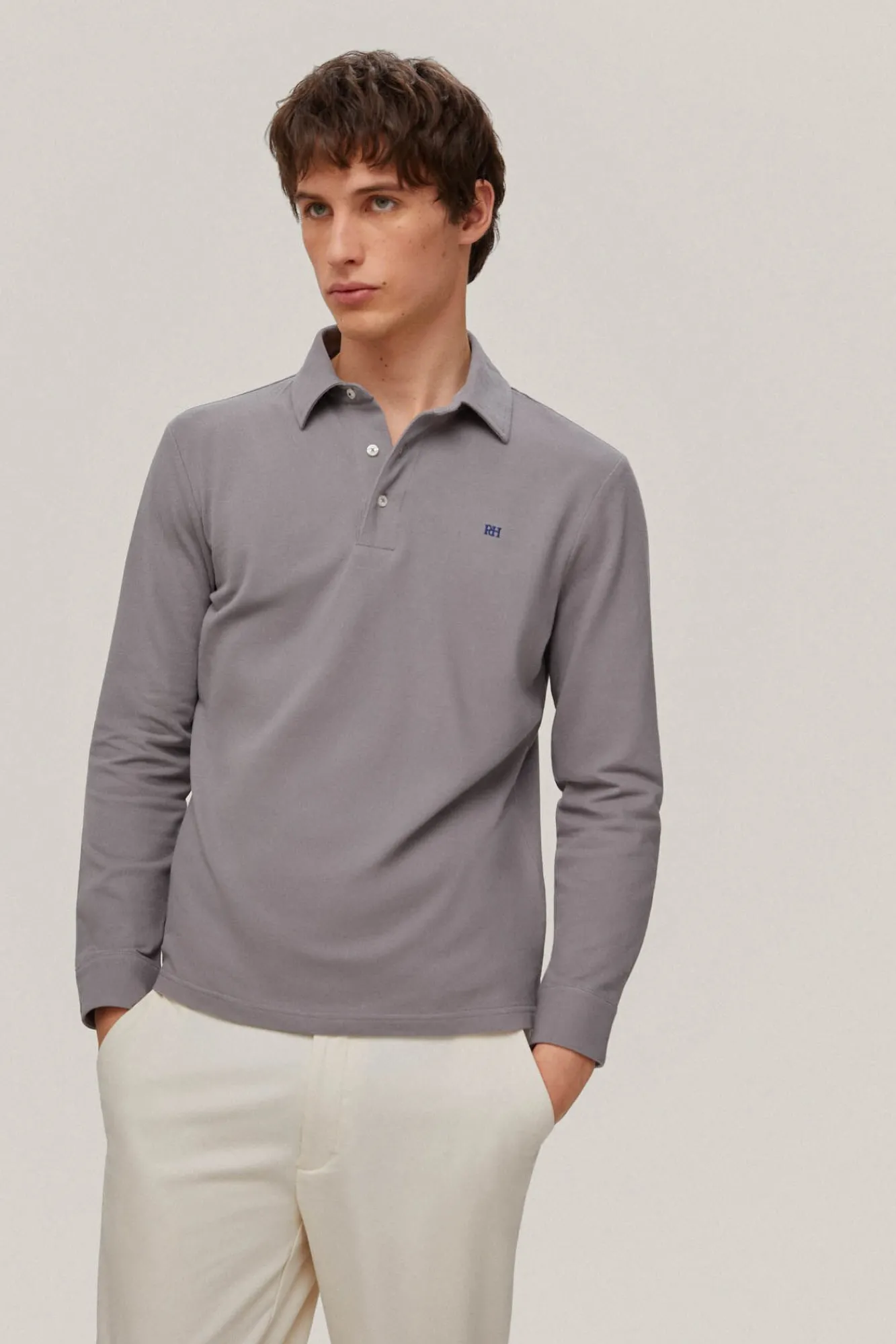 Polo Basico Manga Larga^Pedro del Hierro Store