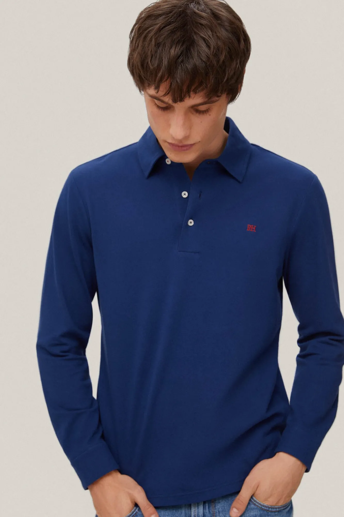 Polo Basico Manga Larga^Pedro del Hierro Online
