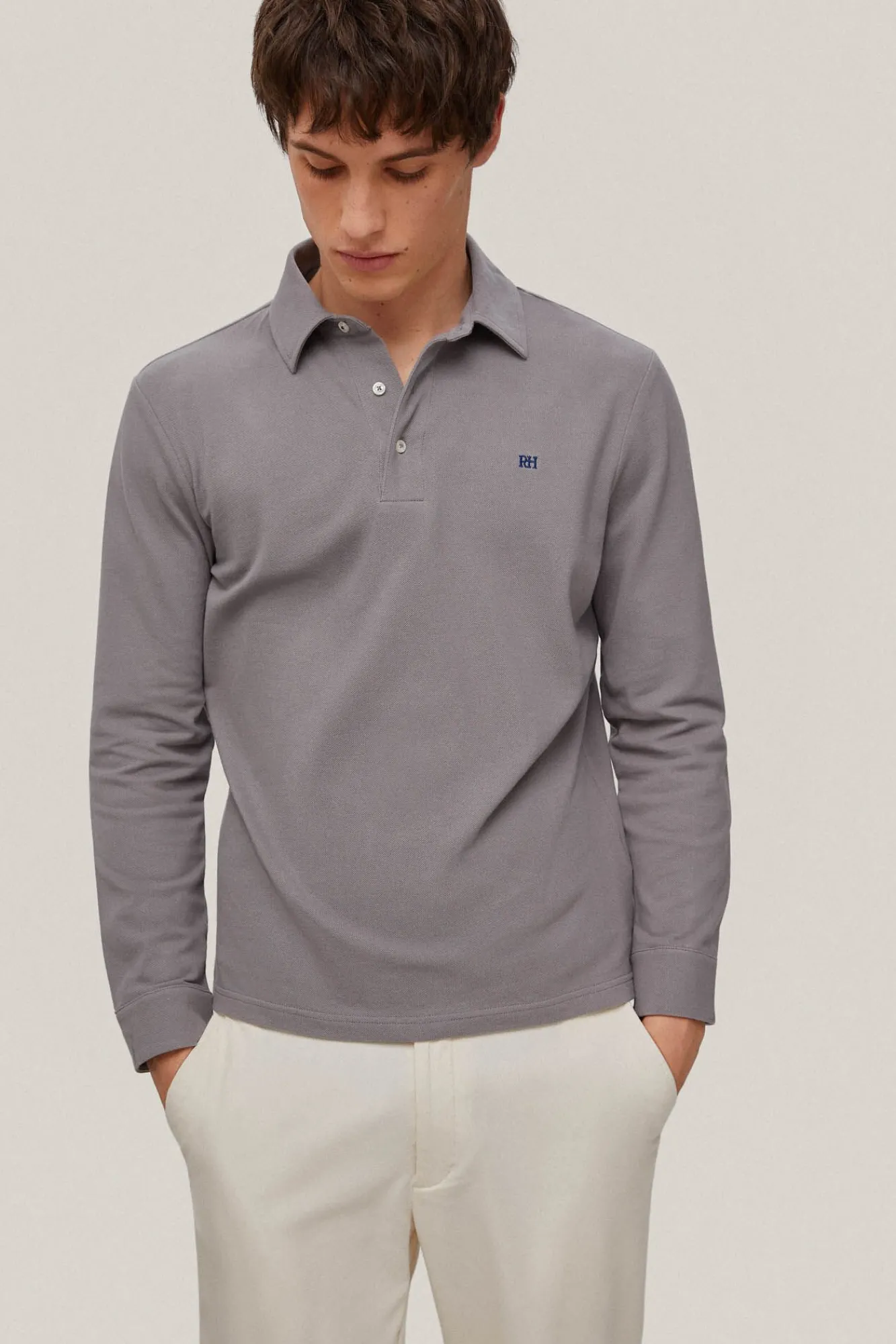 Polo Basico Manga Larga^Pedro del Hierro Store
