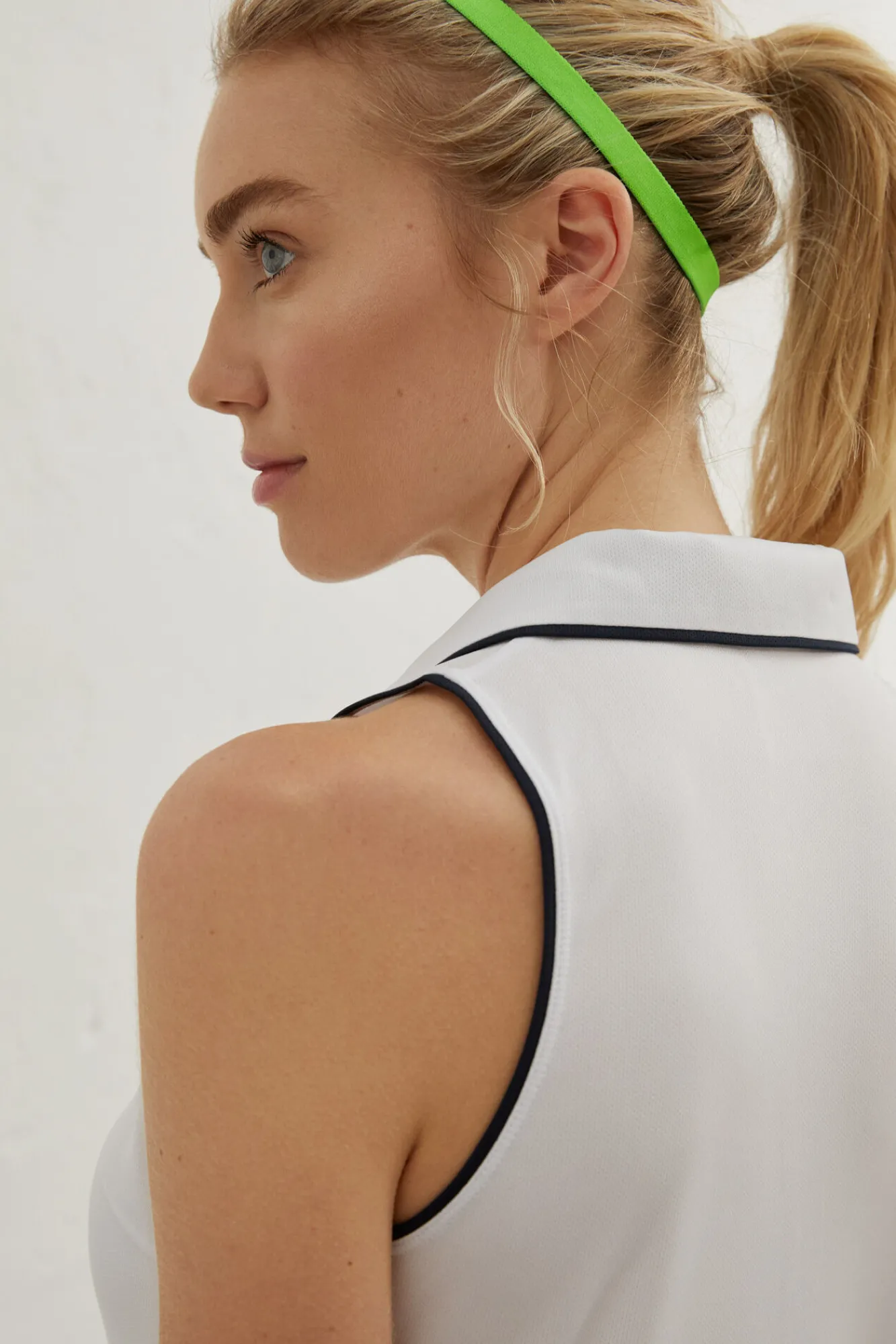 Polo Blanco Sin Mangas^Dash and Stars Shop