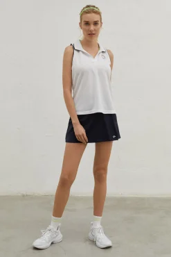 Polo Blanco Sin Mangas^Dash and Stars Shop