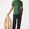 Polo Con Bordado De Cocodrilo Pespunteado^Lacoste Discount