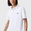 Polo Con Bordado De Cocodrilo Pespunteado^Lacoste Online