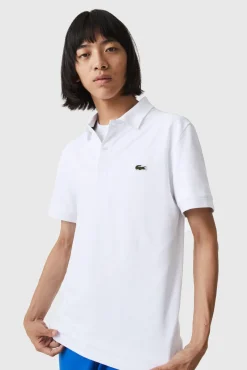 Polo Con Bordado De Cocodrilo Pespunteado^Lacoste Online