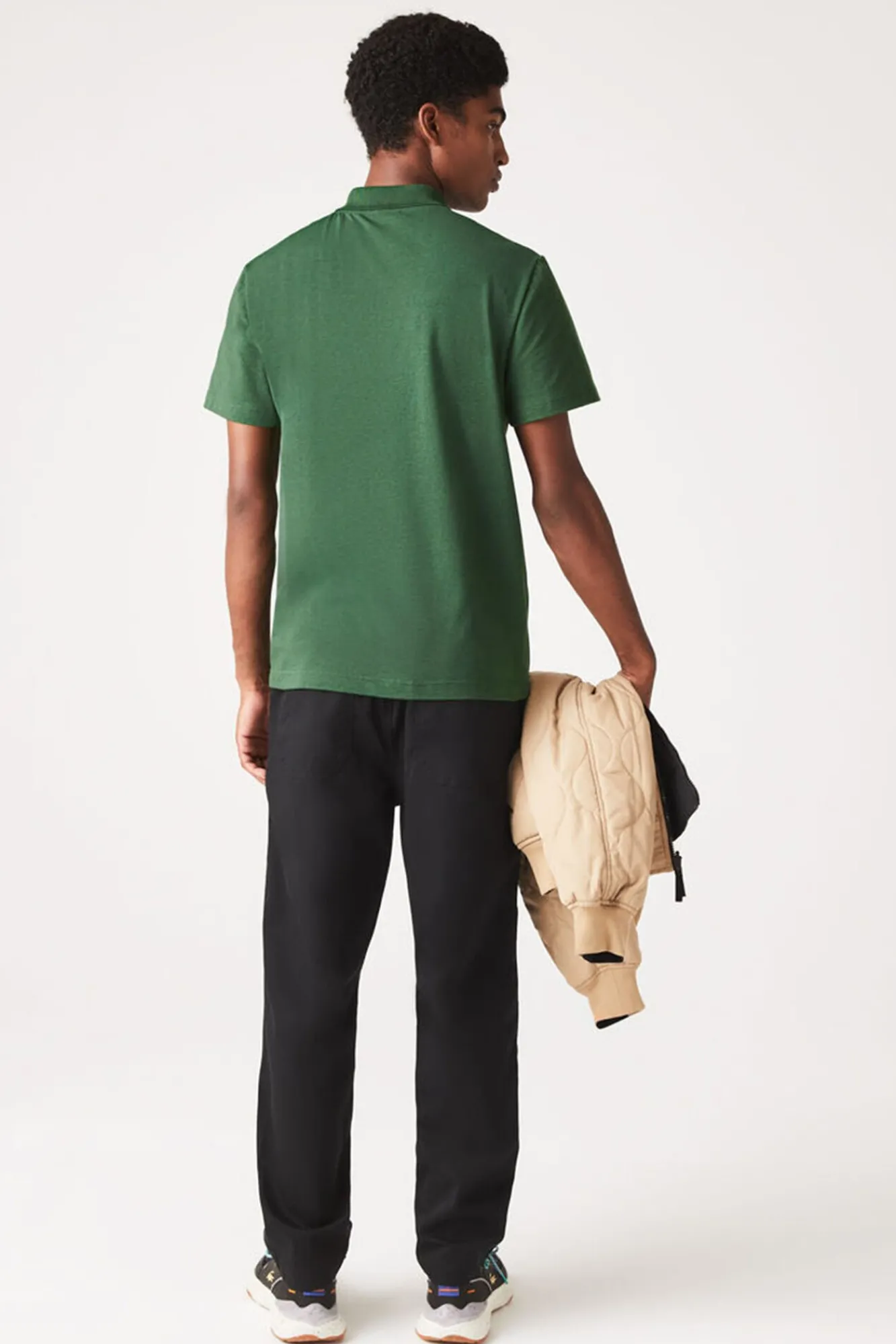 Polo Con Bordado De Cocodrilo Pespunteado^Lacoste Discount