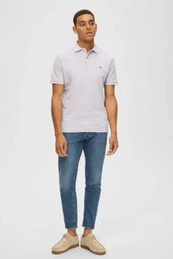 Polo De Algodon Organico Con Logo Bordado^Selected Clearance