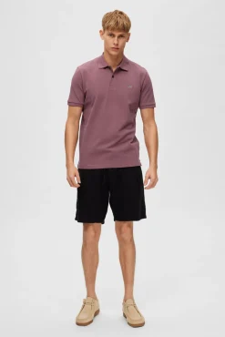 Polo De Algodon Organico Con Logo Bordado^Selected Best