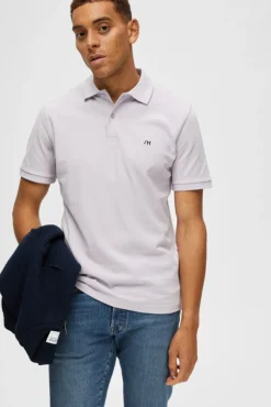 Polo De Algodon Organico Con Logo Bordado^Selected Clearance