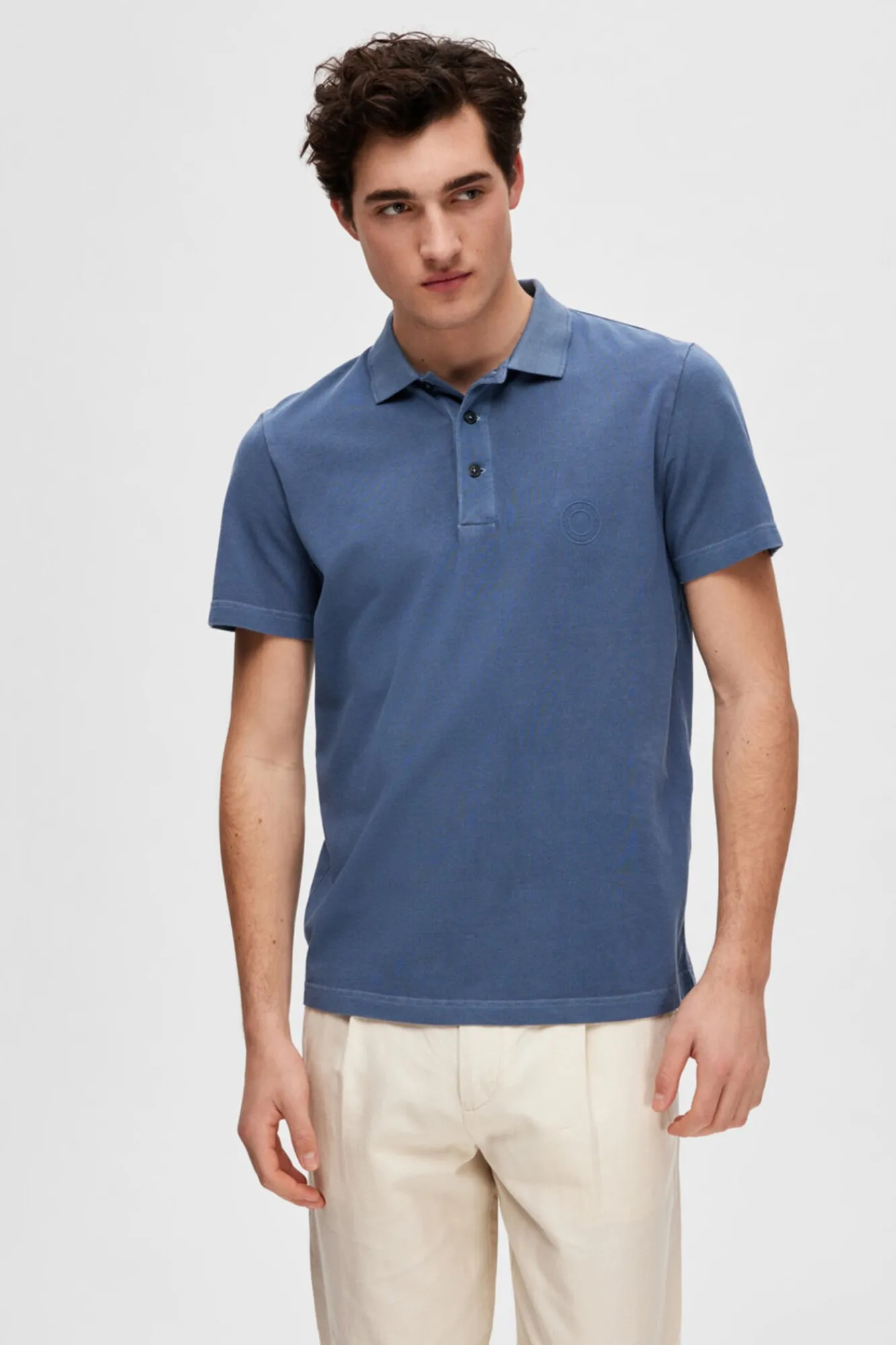 Polo De Manga Corta 100% Algodon Organico.^Selected Sale
