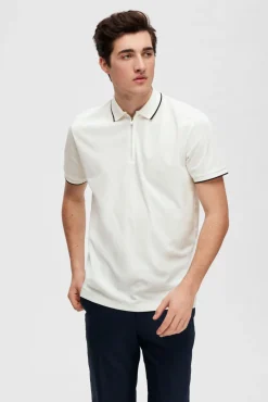 Polo De Manga Corta Con Cremallera De Algodon Organico.^Selected Clearance