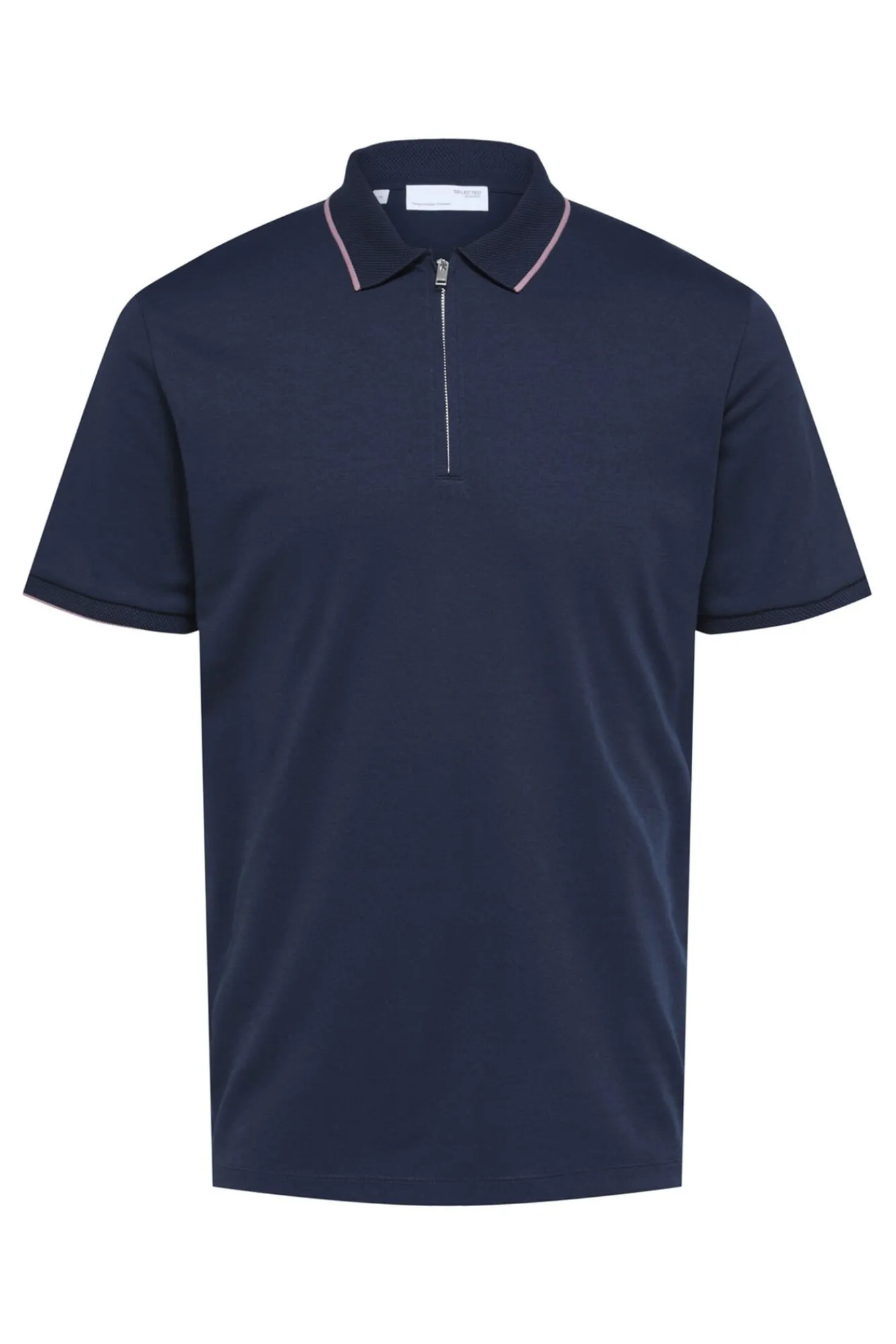 Polo De Manga Corta Con Cremallera De Algodon Organico.^Selected Clearance