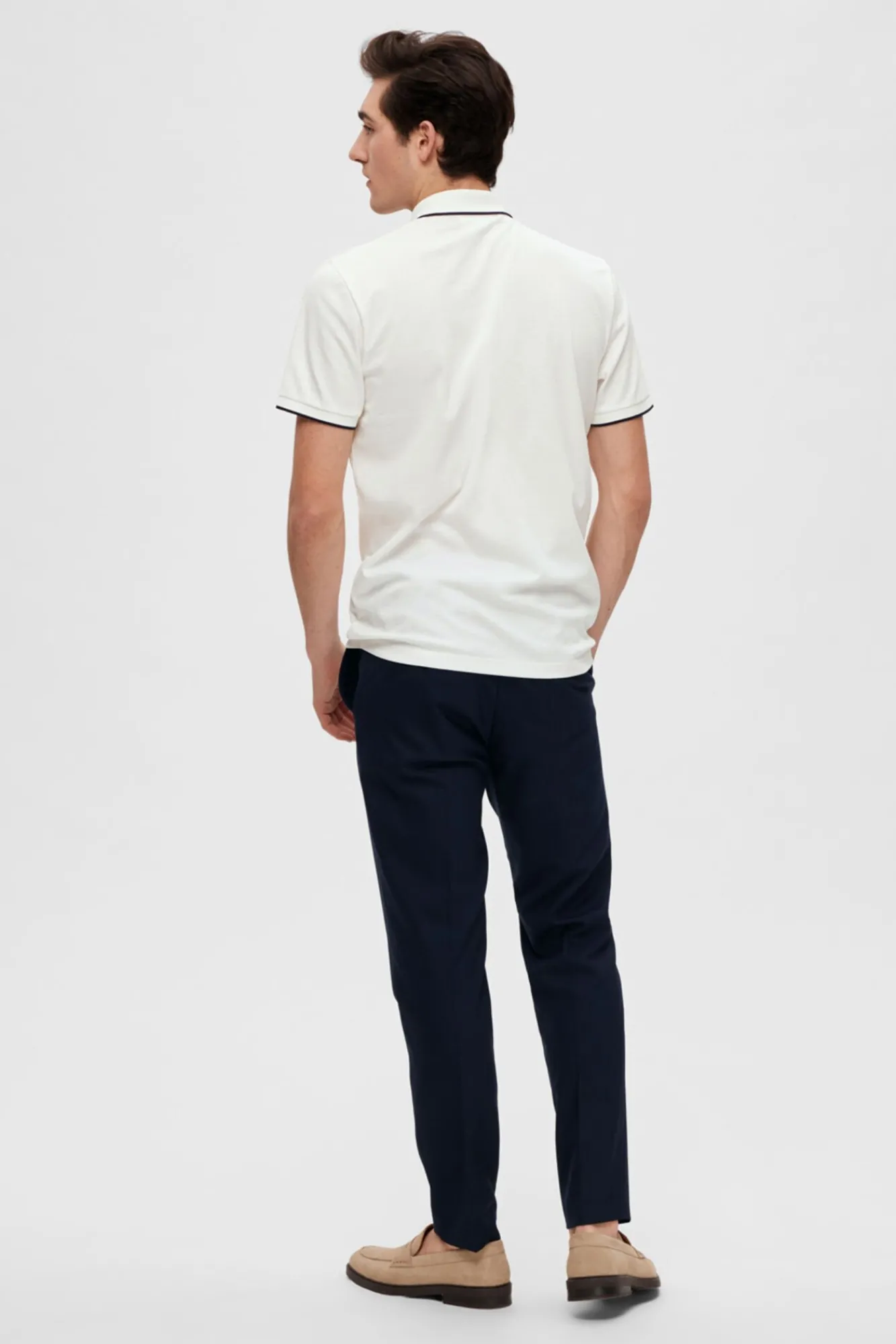 Polo De Manga Corta Con Cremallera De Algodon Organico.^Selected Clearance