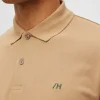 Polo De Manga Corta Con Logo Bordado 100% Algodon Organico^Selected Clearance