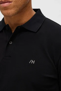 Polo De Manga Corta Con Logo Bordado 100% Algodon Organico^Selected Best Sale