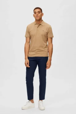 Polo De Manga Corta Con Logo Bordado 100% Algodon Organico^Selected Clearance
