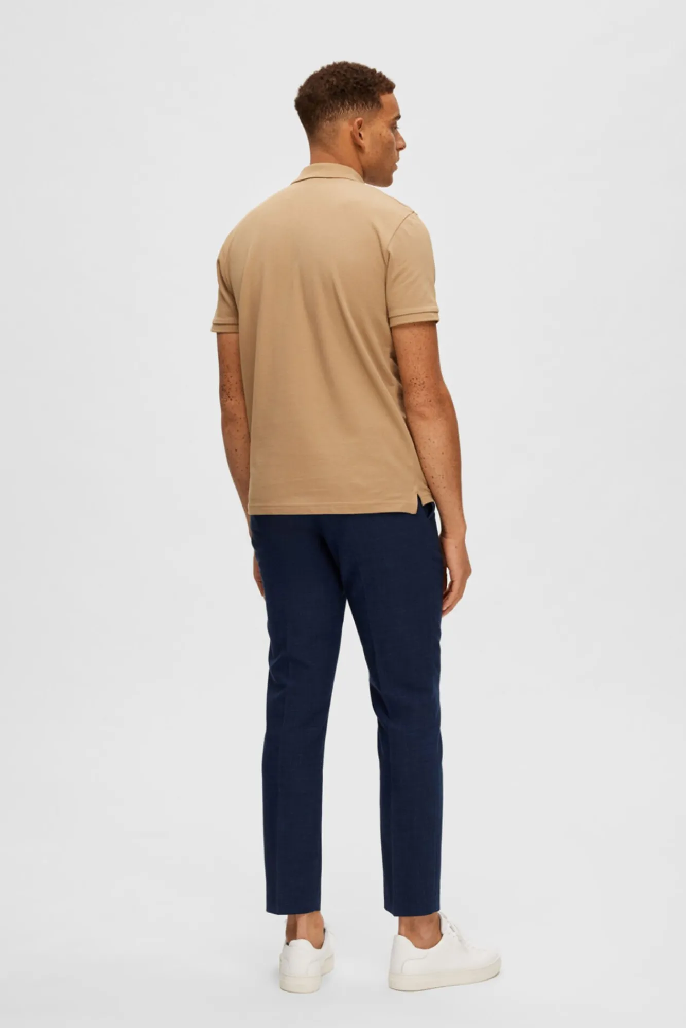 Polo De Manga Corta Con Logo Bordado 100% Algodon Organico^Selected Clearance