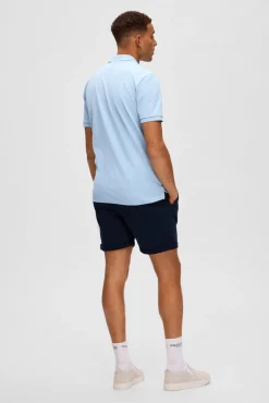 Polo De Manga Corta Con Logo Bordado 100% Algodon Organico^Selected Fashion
