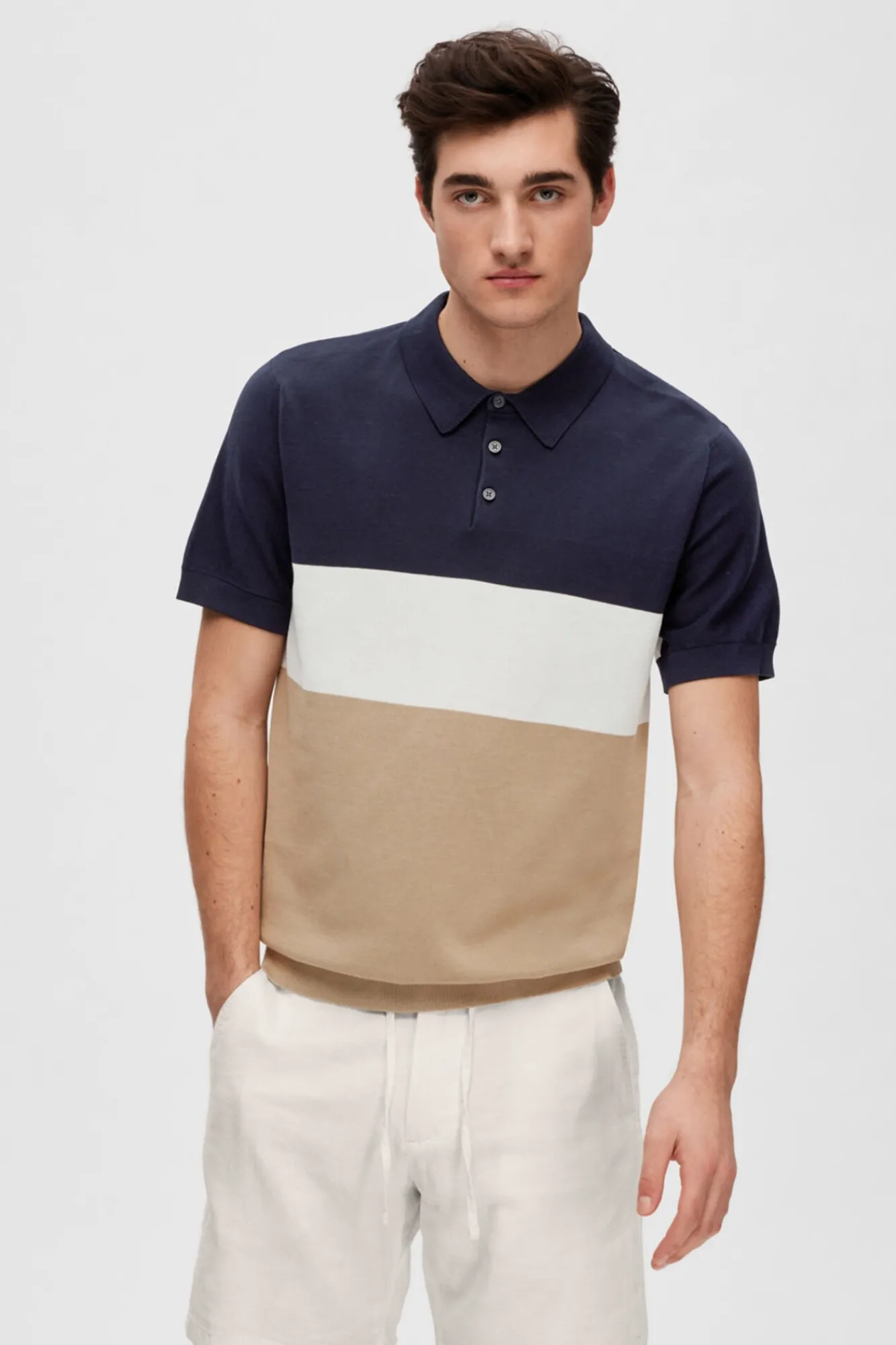Polo De Manga Corta De Punto De Algodon Organico.^Selected Online