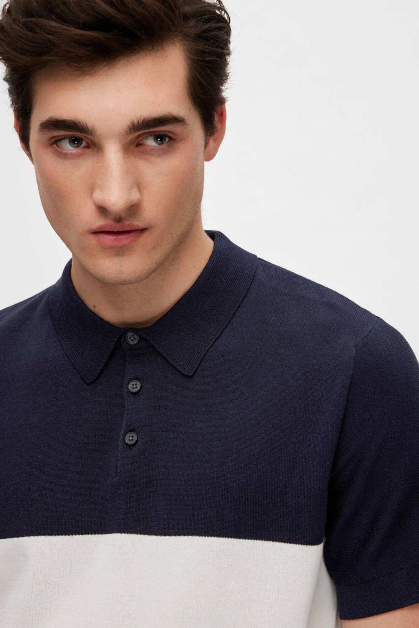 Polo De Manga Corta De Punto De Algodon Organico.^Selected Online