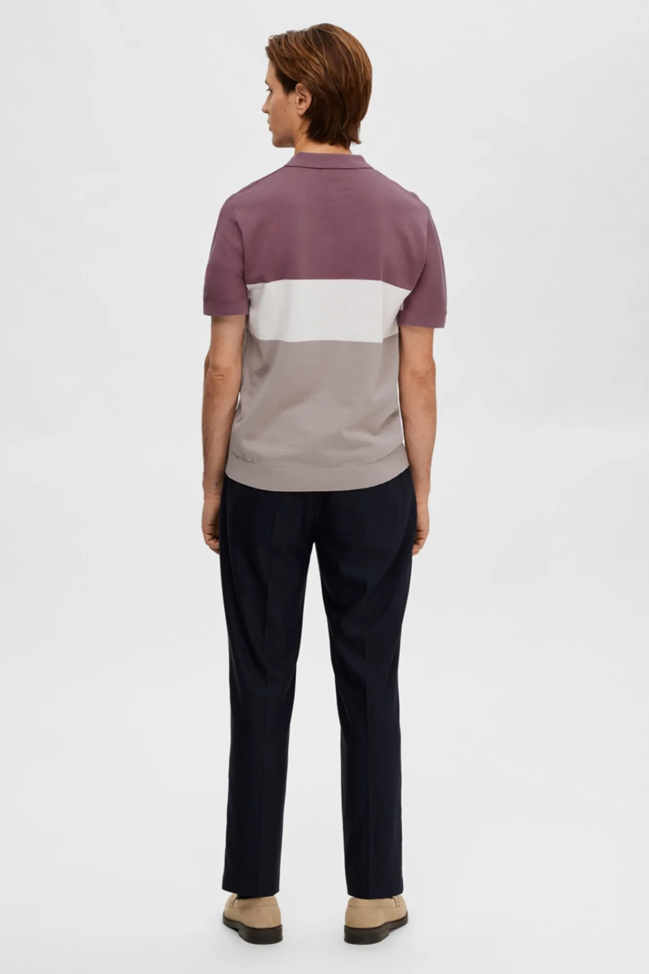 Polo De Manga Corta De Punto De Algodon Organico.^Selected Shop