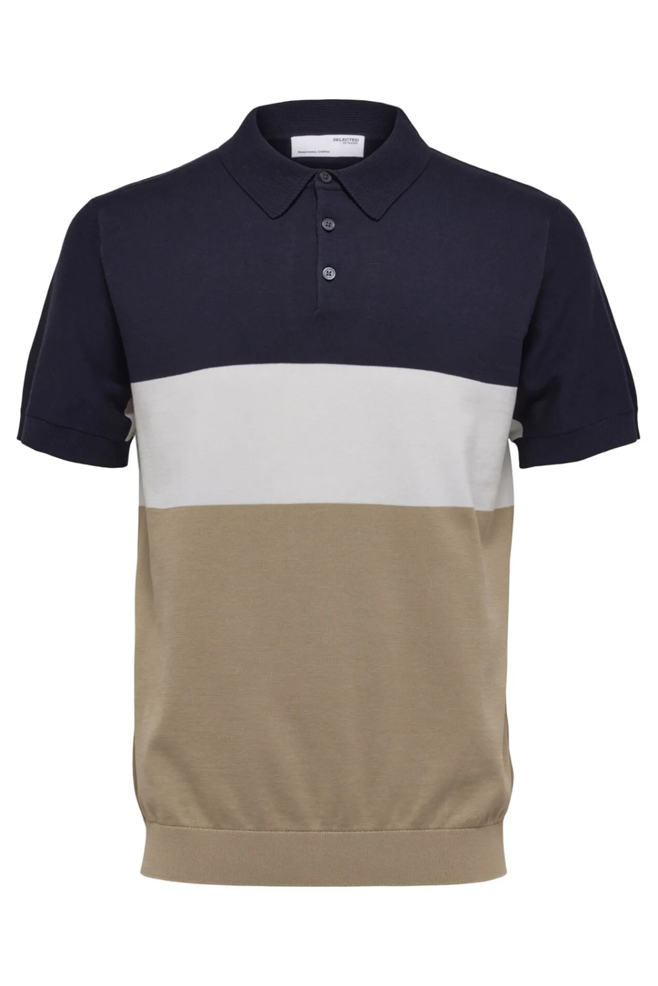 Polo De Manga Corta De Punto De Algodon Organico.^Selected Online