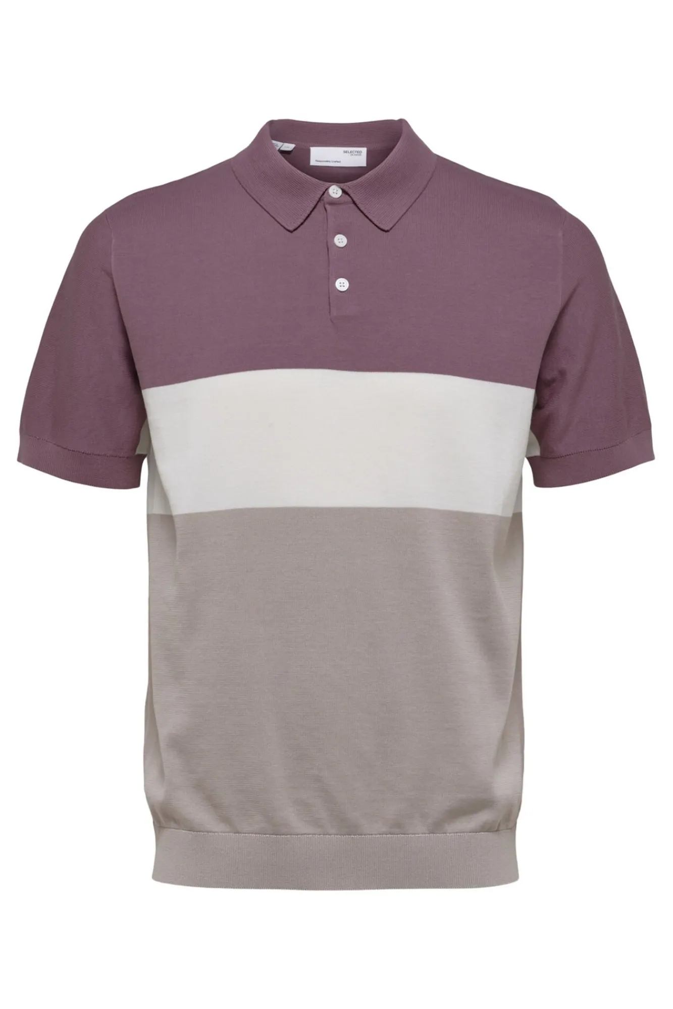 Polo De Manga Corta De Punto De Algodon Organico.^Selected Shop