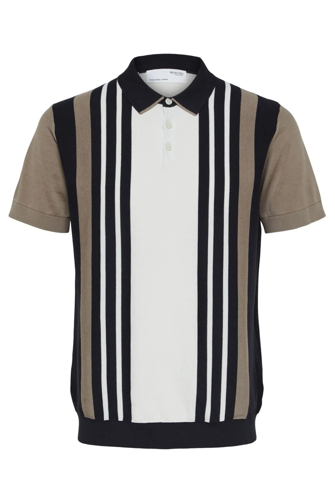 Polo De Manga Corta De Punto De Algodon Organico.^Selected Shop