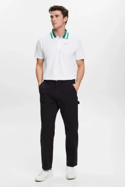 Polo Liso Manga Corta Algodon^Esprit Hot