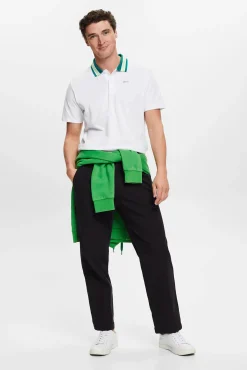 Polo Liso Manga Corta Algodon^Esprit Hot