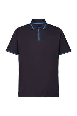 Polo Liso Regular Fit Con Lino^Esprit Flash Sale
