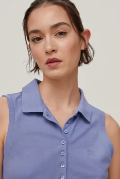 Polo Liso Sin Mangas^Pedro del Hierro New