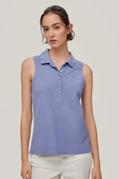 Polo Liso Sin Mangas^Pedro del Hierro New