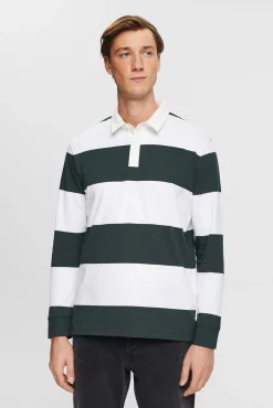 Polo Manga Larga Color Block^Esprit Discount