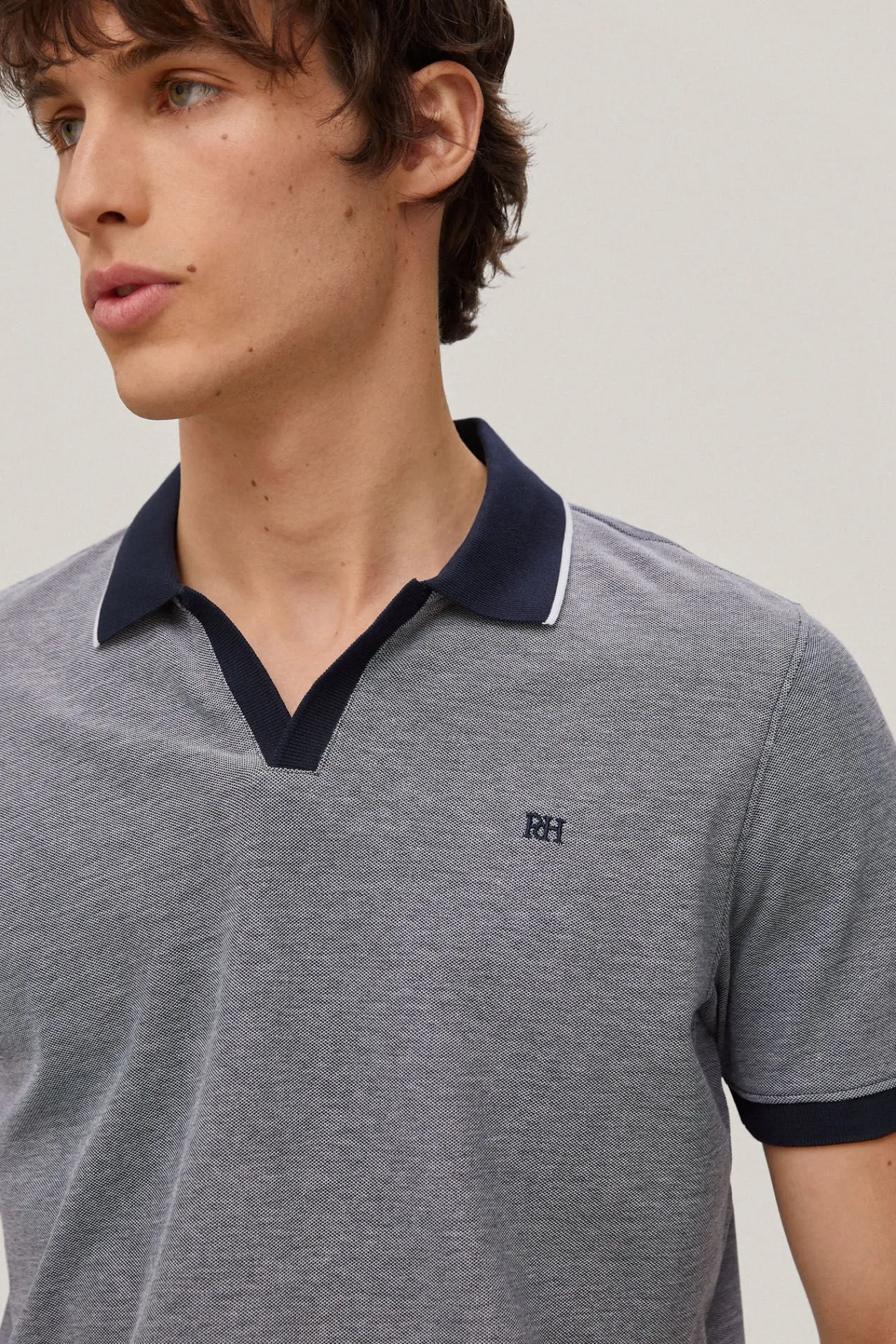 Polo Oxford Cuello Abierto^Pedro del Hierro New