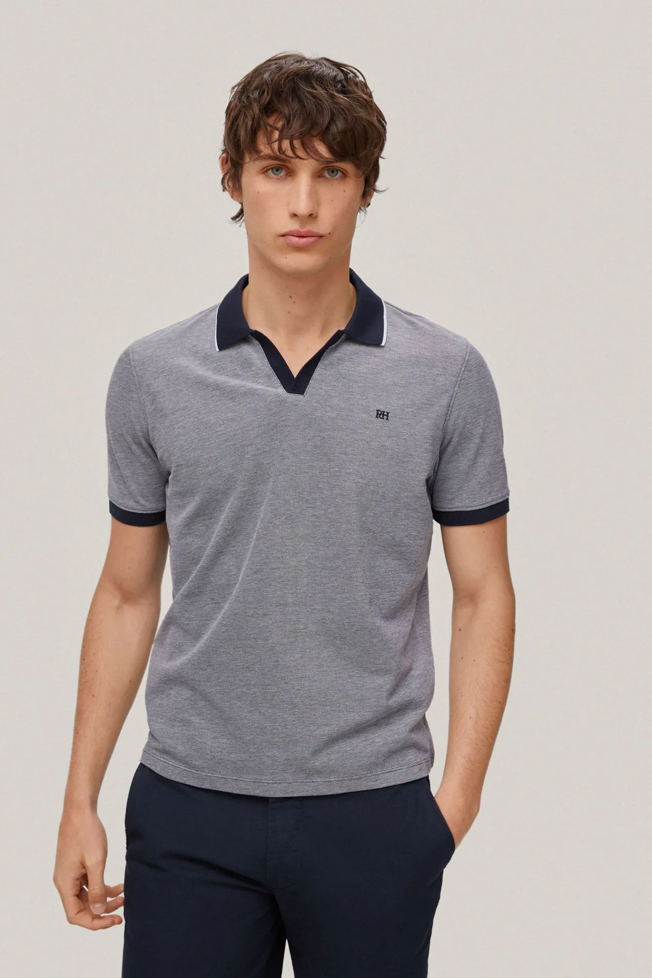 Polo Oxford Cuello Abierto^Pedro del Hierro New