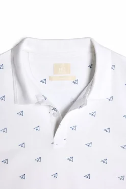 Polo Pique Estampado Aviones^Ooto Hot
