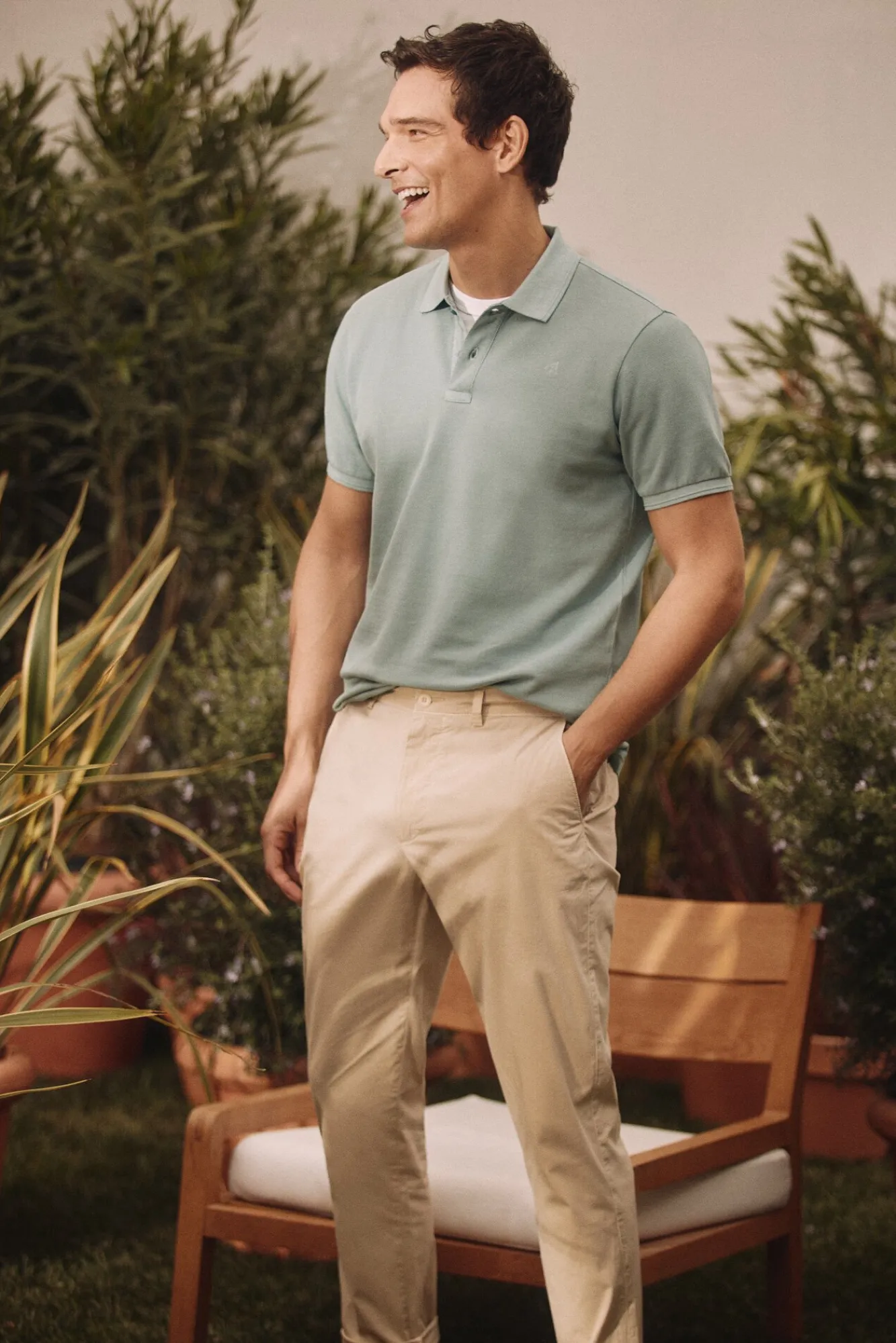 Polo Pique Lavado Bordado Avion^Ooto Discount