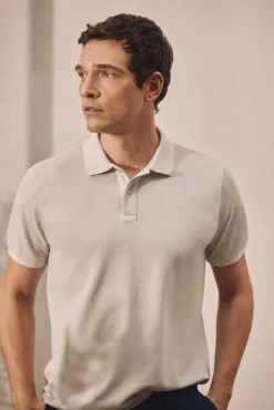 Polo Pique Lavado Bordado Avion^Ooto Shop