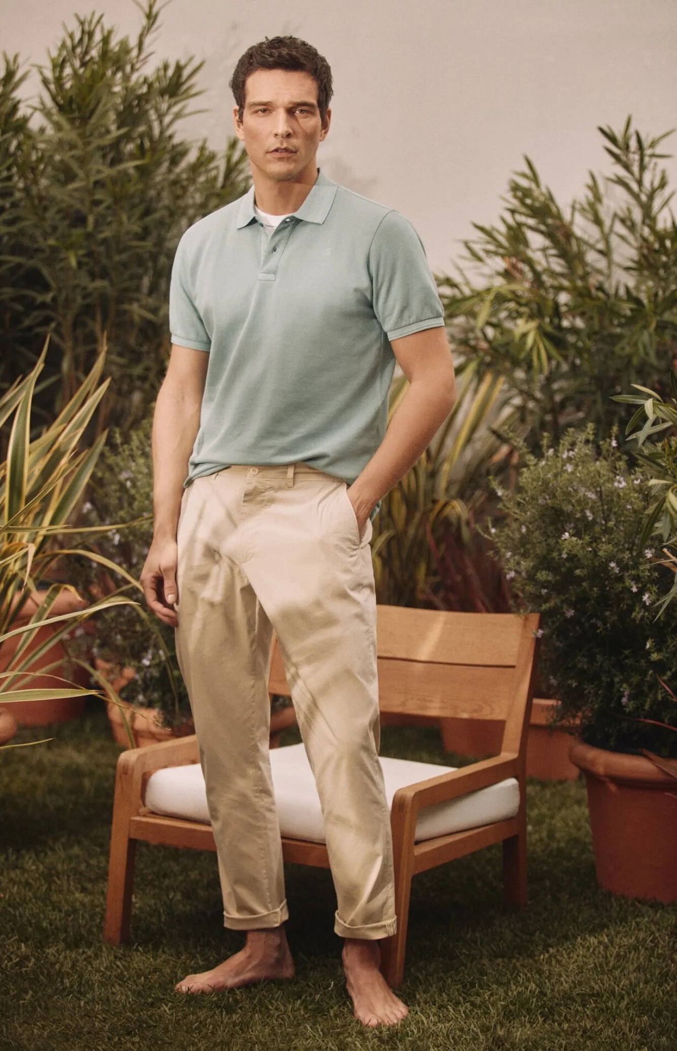 Polo Pique Lavado Bordado Avion^Ooto Discount