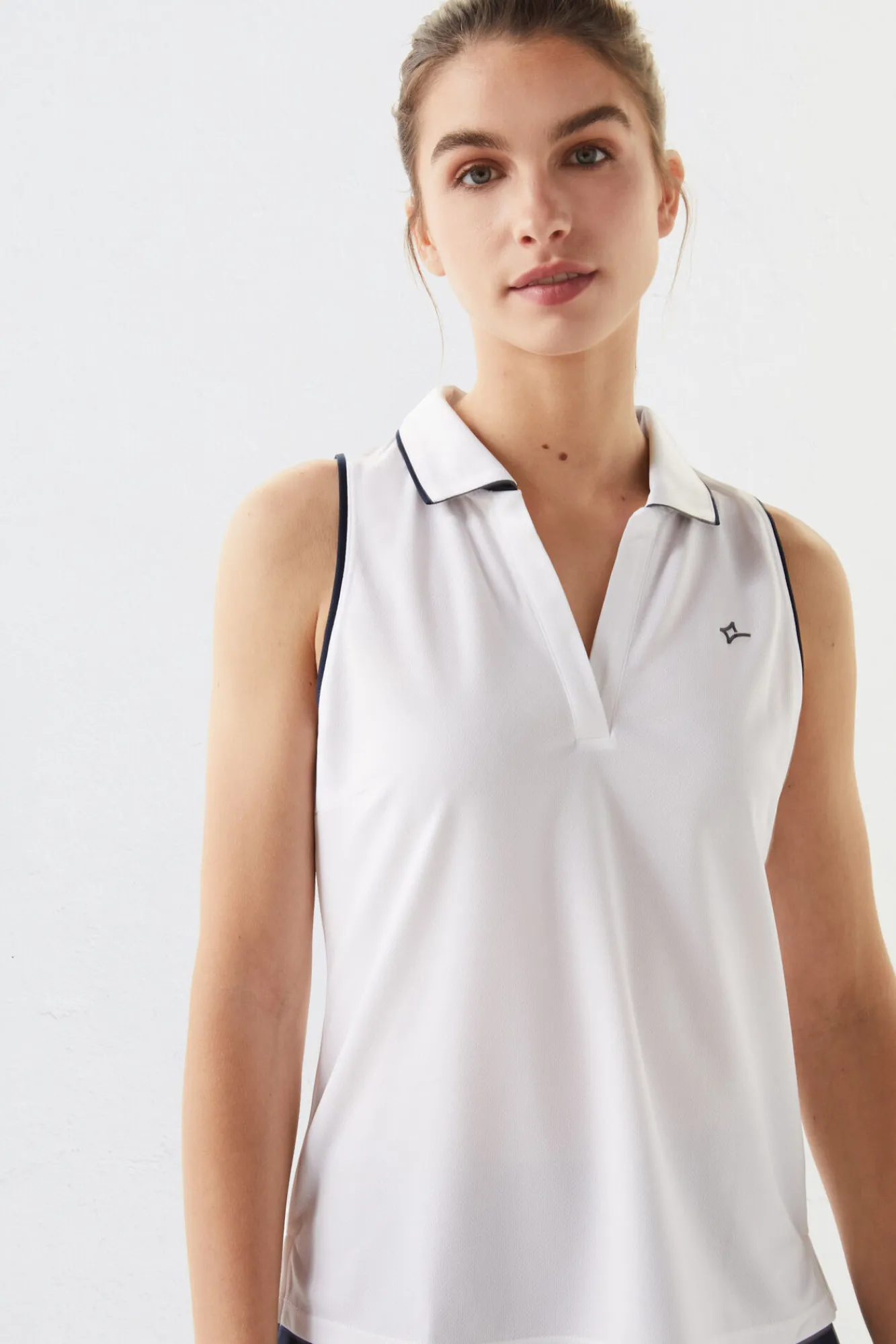 Polo Sin Mangas Blanco^Dash and Stars Online